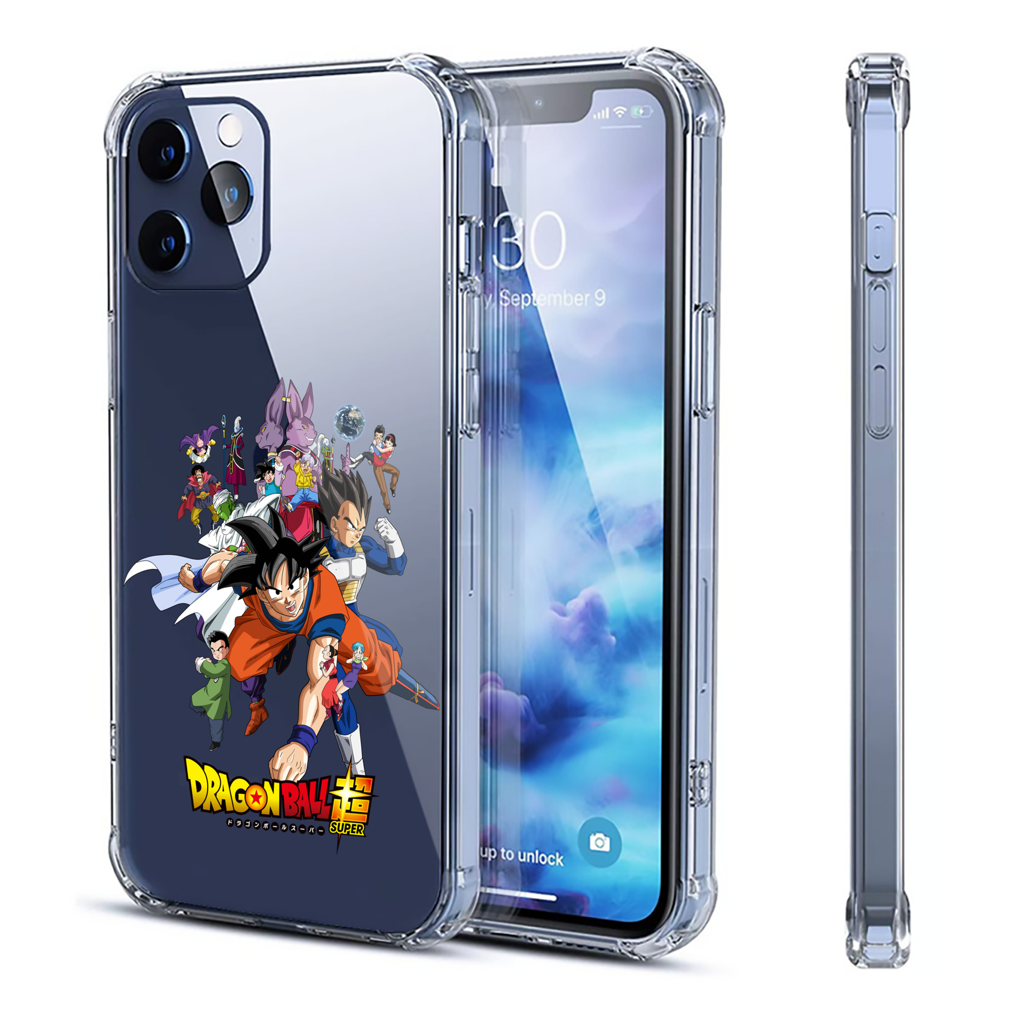 （画像用） ドラゴンボール DRAGON BALL 【iPhone 12シリーズ対応】透明スマホケース（クリアソフトケース）